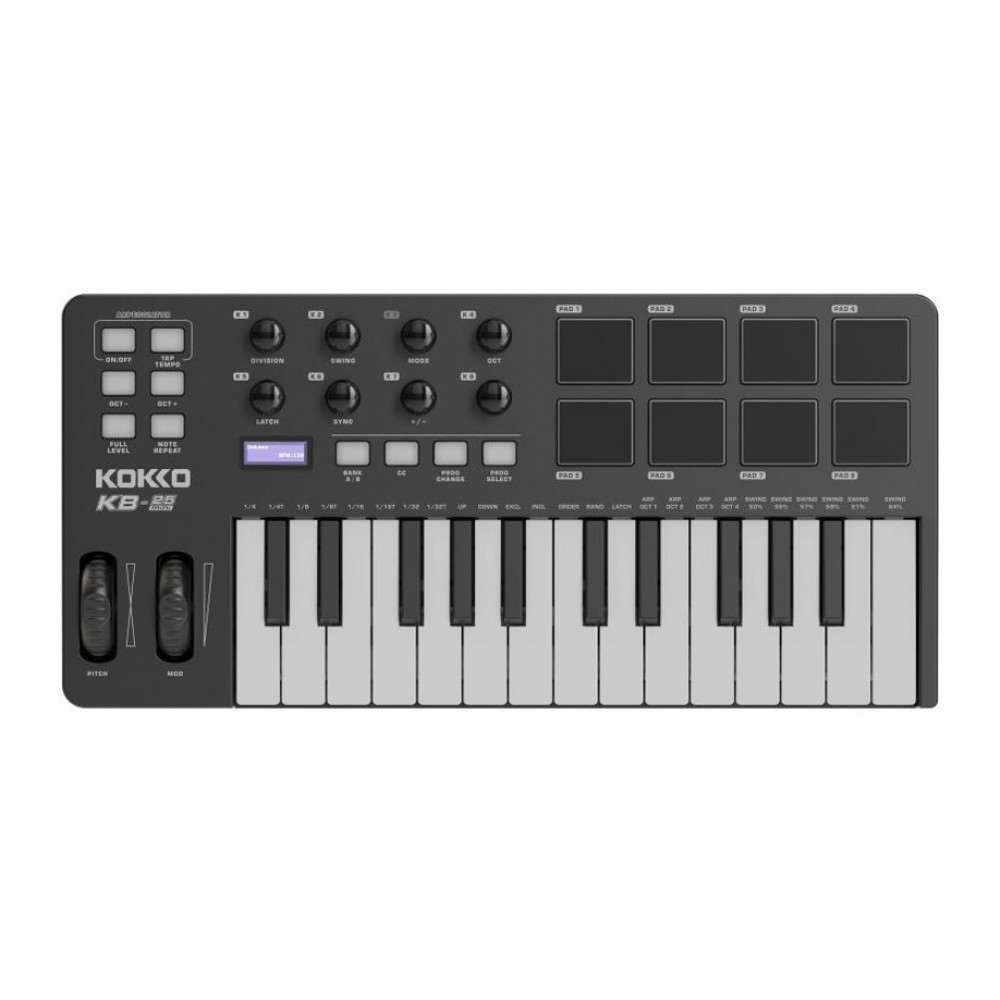 KB-25-MINI MIDI-клавиатура, 25 клавиш, Kokko