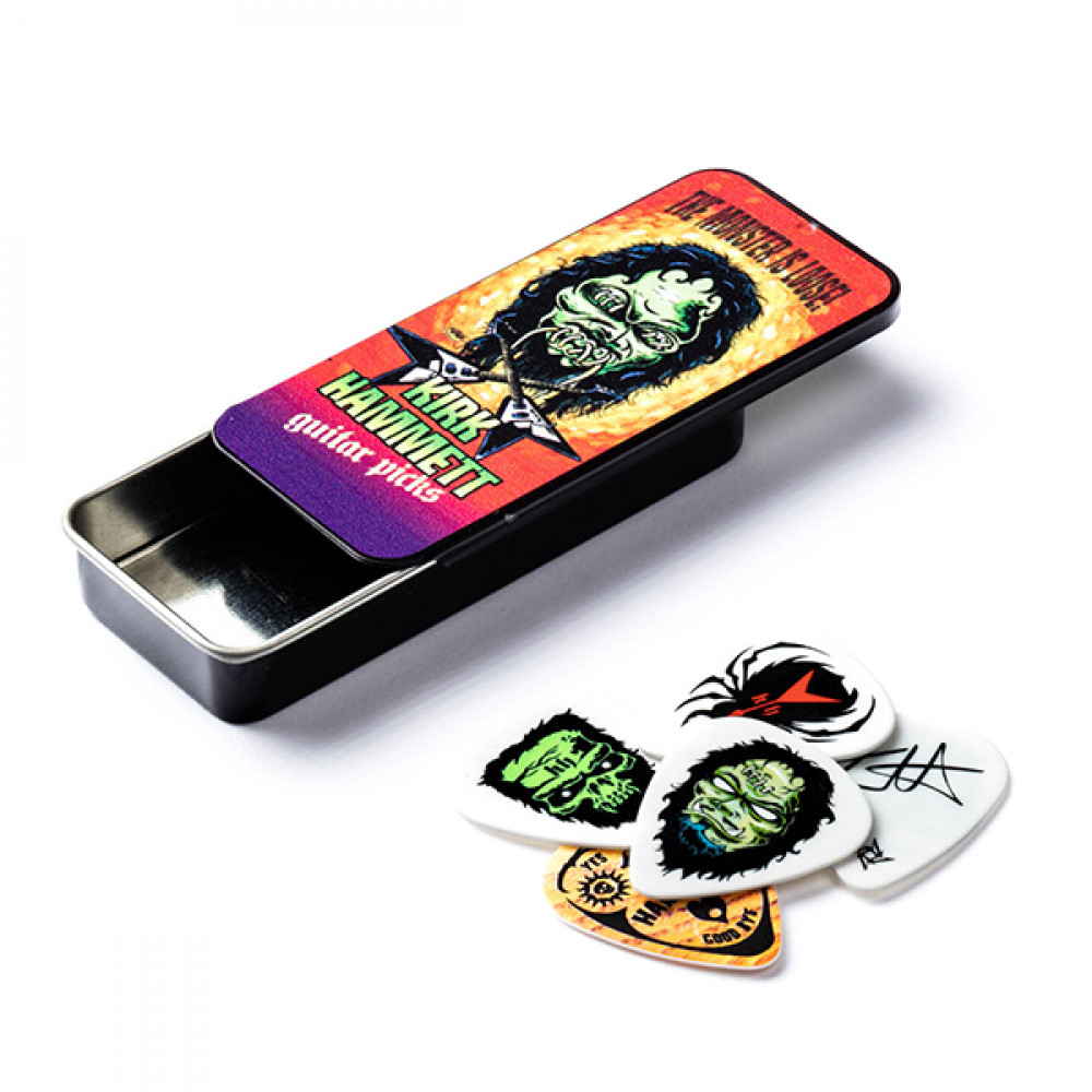 KH01T088 Kirk Hammett Медиаторы 6шт, в коробочке, Dunlop
