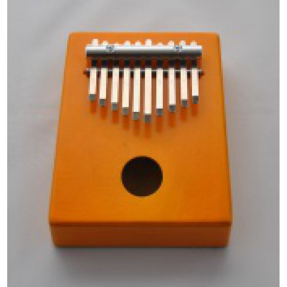 KMKr-2-OR Escudo Калимба, резонаторная, 10 язычков, трапеция, оранжевая, Мозеръ
