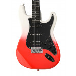 Электрогитара Smiger L-G2-i6-WKR, цвет белый/красный