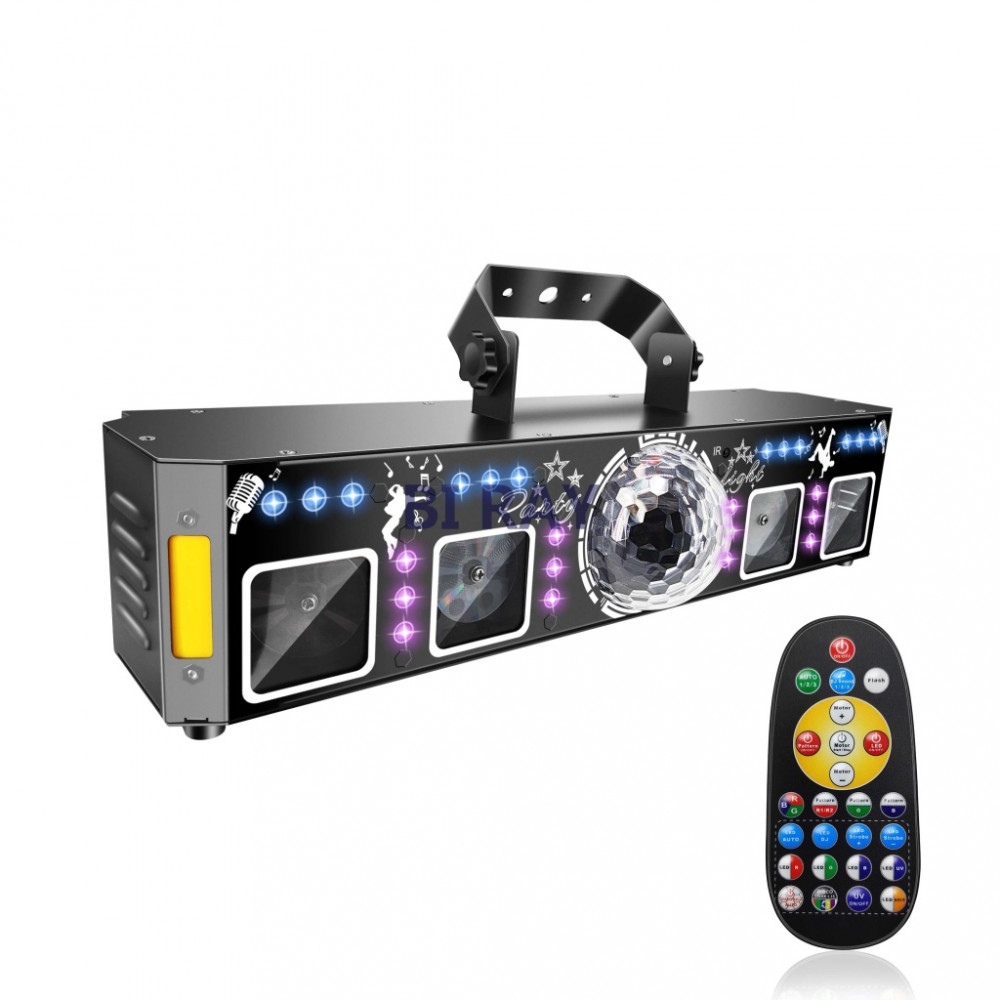 L400MW Лазерный проектор +магический шар RGB+UV, лазер 65Вт, Bi Ray