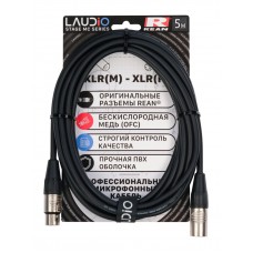 LA-R-MC/5 - STAGE SERIES (REAN), Микрофонный кабель, XLR, 5 метров, LAudio