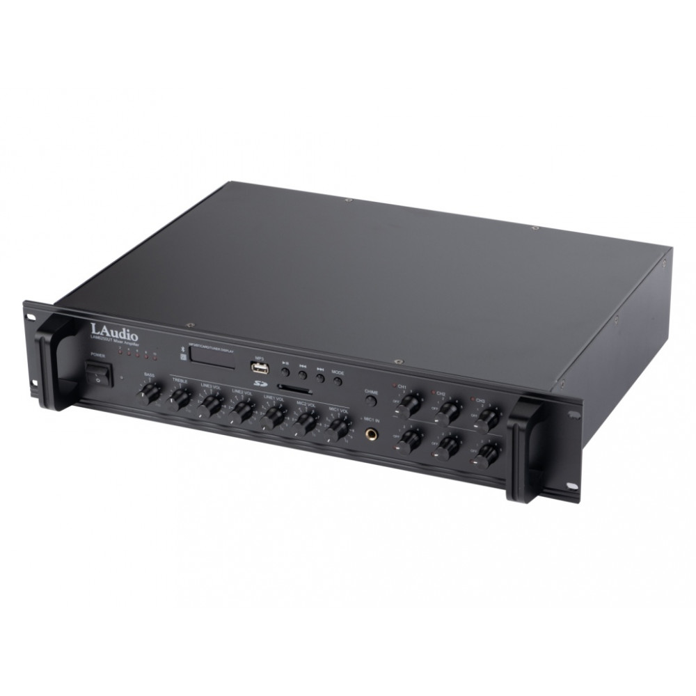 LAM6250UT Усилитель мощности трансляционный, 250Вт, 6 зон, LAudio
