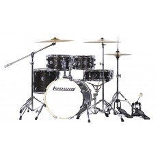 LC196-1 Accent Pro Барабанная установка, черная, 2 коробки, Ludwig