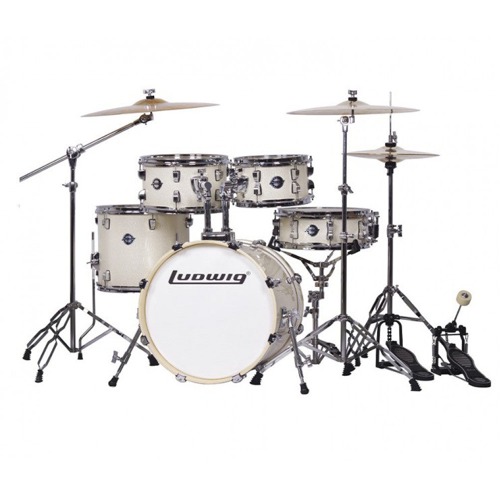 LC196-2 Accent Pro Барабанная установка, белая (2 коробки), Ludwig