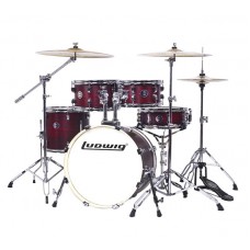 LC196-5 Accent Pro Барабанная установка, бордовая (2 коробки), Ludwig