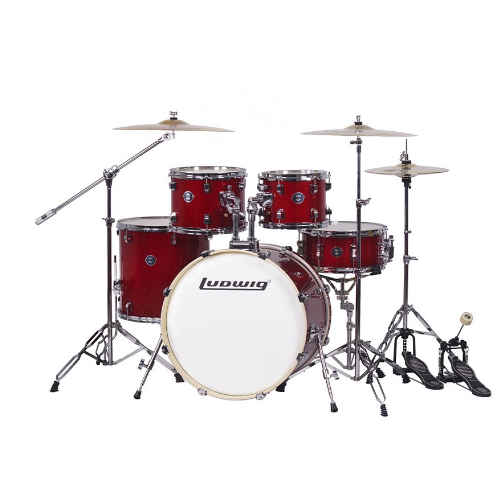 LC197-3 Accent Pro Барабанная установка, красная (2 коробки), Ludwig