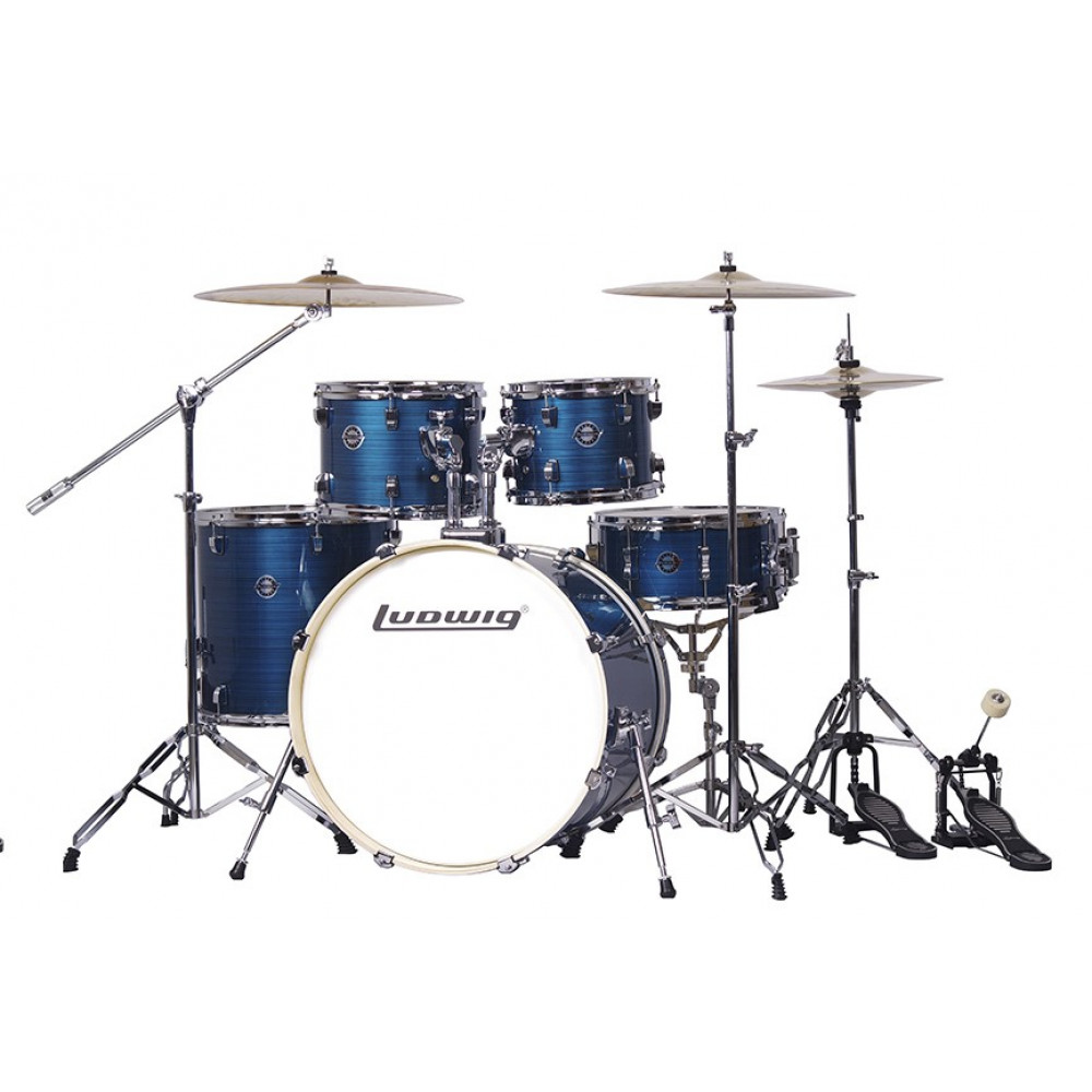 LC198-4 Accent Pro Барабанная установка, синяя (2 коробки), Ludwig