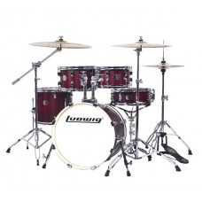 LC198-5 Accent Pro Барабанная установка, бордовая (2 коробки), Ludwig