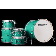 LCEM52207 Evolution Maple Барабанная установка, зеленая, 4 коробки, Ludwig