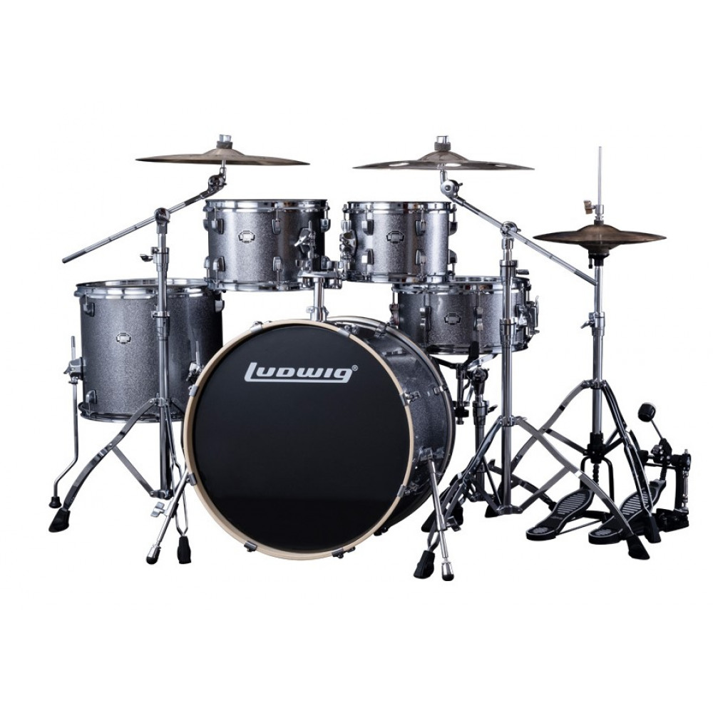 LEE52204 Element Барабанная установка, серебристая (2 коробки), Ludwig