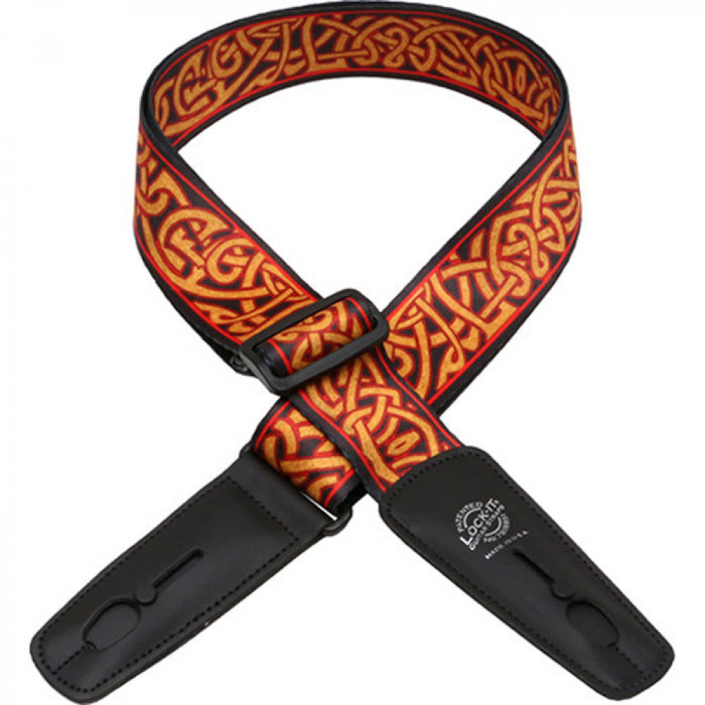 LIS-036-BM-6 Bob Masse Ремень для гитары с блокировкой, Lock-It Straps, D'Andrea