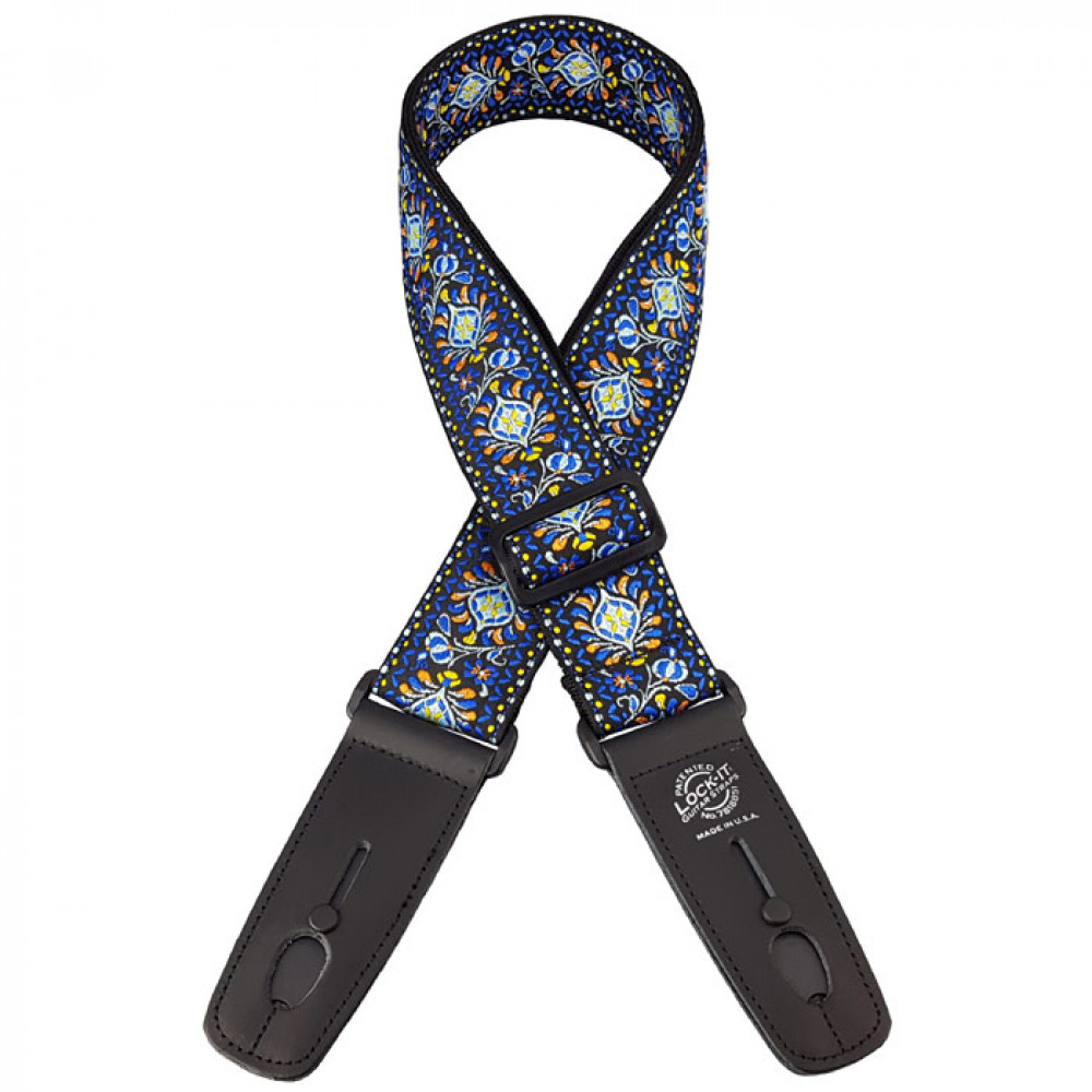 LIS-062-BC Retro series Ремень для гитары с блокировкой, Lock-It Straps, D'Andrea