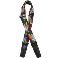 Ремень для гитары с блокировкой D'Andrea LIS-104-S13 Poly Plush Series, Lock-It Straps