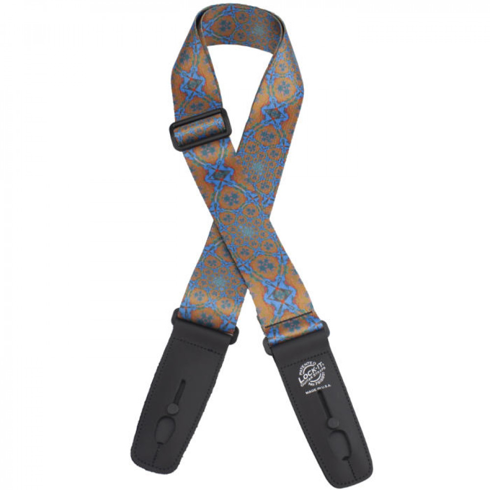 LIS-109-S68 Poly Plush Series Ремень для гитары с блокировкой, Lock-It Straps, D'Andrea