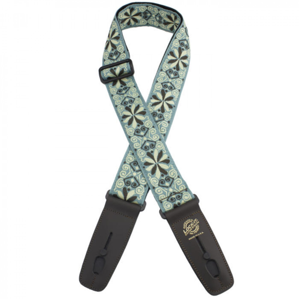 LIS-304-J19 Retro series Ремень для гитары с блокировкой, Lock-It Straps, D'Andrea