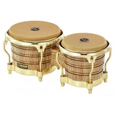 Latin Percussion LP793X Galaxy Giovanni Bongos Natural/Gold комплект бонго 7 1/4" и 8 5/8"