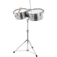 Latin Percussion LP1314-S Timbales Prestige Solid Stainless Steel два тимбала 13" и 14"