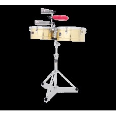 Latin Percussion LP1314-B Timbales Prestige Solid Brass два тимбала 13" и 14"