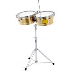Latin Percussion LP1415-BZ Timbales Prestige Solid Bronze два тимбала