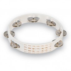 Latin Percussion LPA182 Aspire 8” Plastic Tambourine White тамбурин пластиковый белый