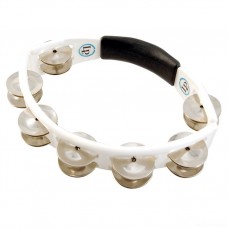 Latin Percussion LP152 Cyclops Steel Jingles Tambourine White тамбурин пластиковый белый, 2x7 пар джинглов