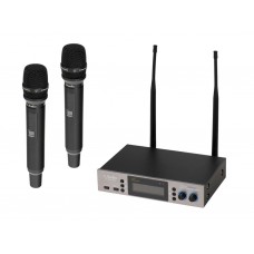 LS-301-2M Беспроводная микрофонная система, 2 ручных передатчика, LAudio