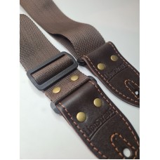 LS.P.C.001 Ремень для гитары, полиэстер, коричневый, LionStraps
