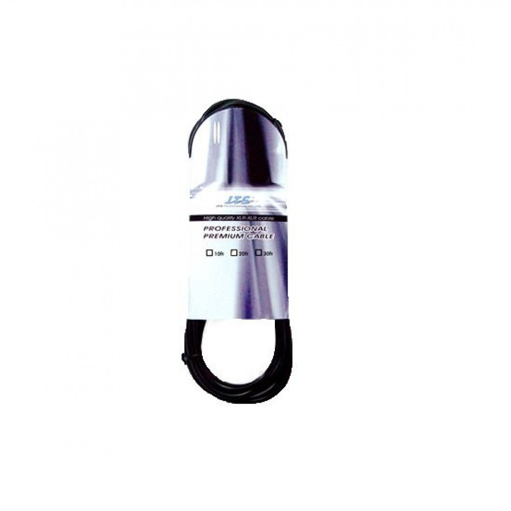 JTS XLR/P-20(Blue) Кабель 6 м с разъемами XLR-F/JACK mono 6.3мм, цвет: синий