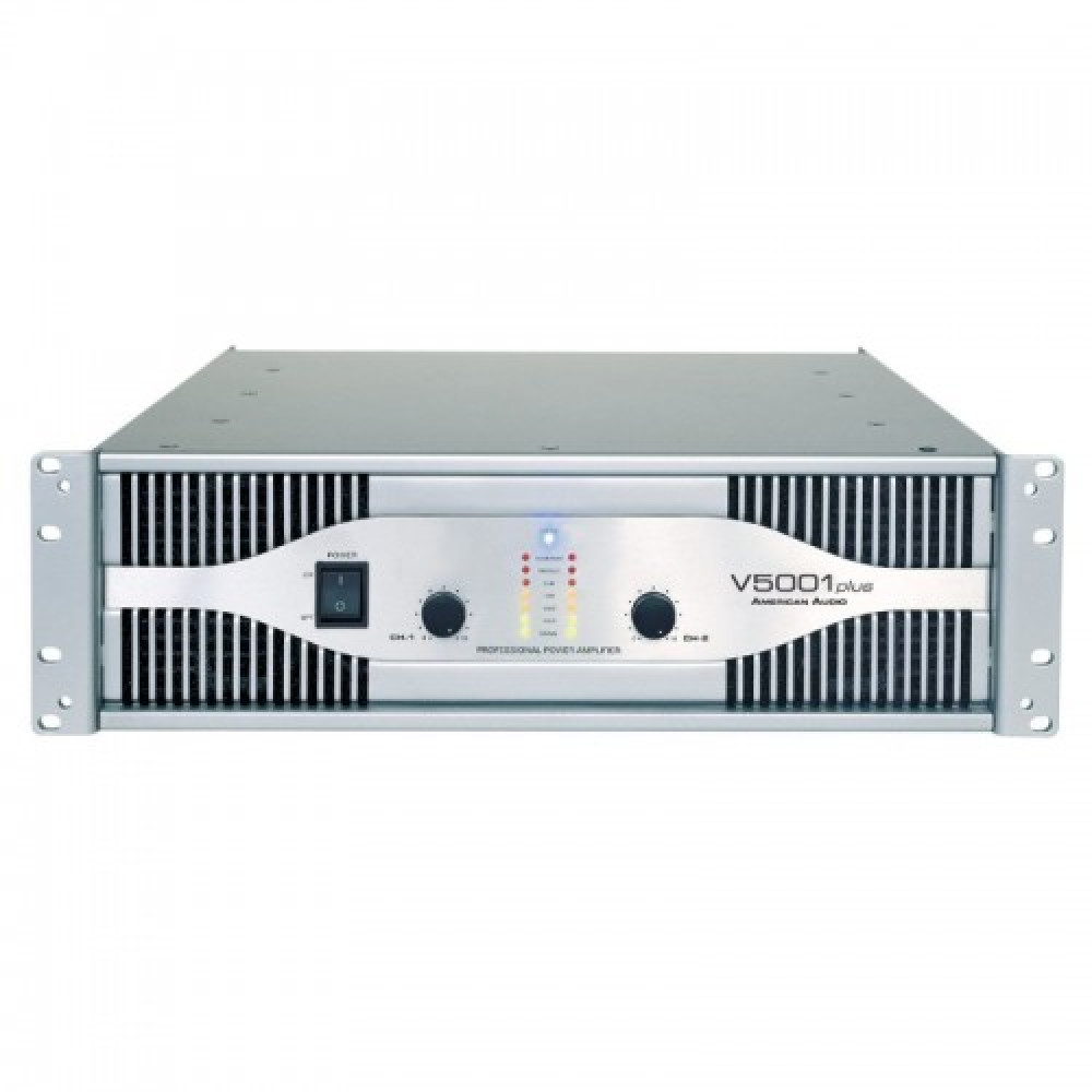 American Audio V-5001 Профессиональный стерео усилитель, 2х1500Вт/4Ом, выход: клеммы, Speakon