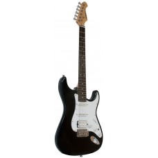 ARIA PRO II STG-004 BK Гитара электрическая. Корпус: липа. Гриф: клён. Накладка на гриф: палисандр.