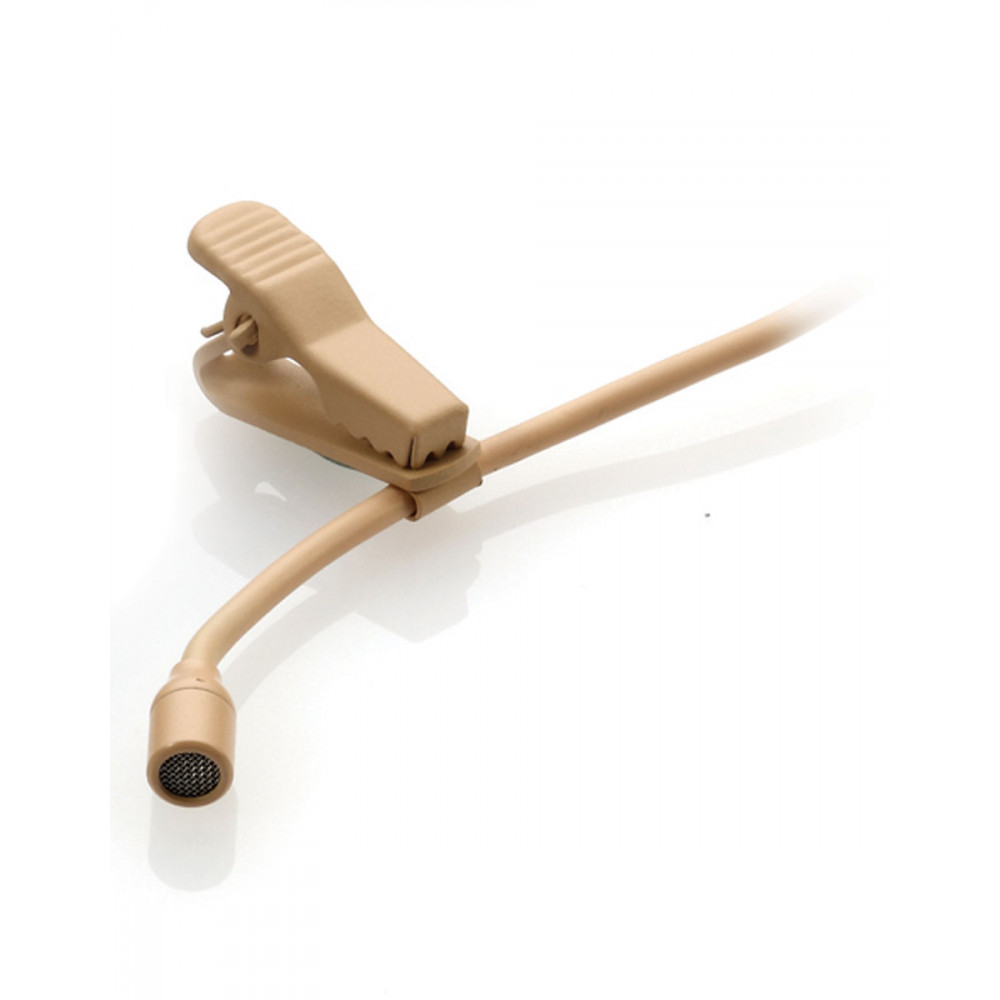 JTS CM-201iF Микрофон петличный, миниатюрный, 60-15000Гц, 4P Mini XLR, цвет: бежевый