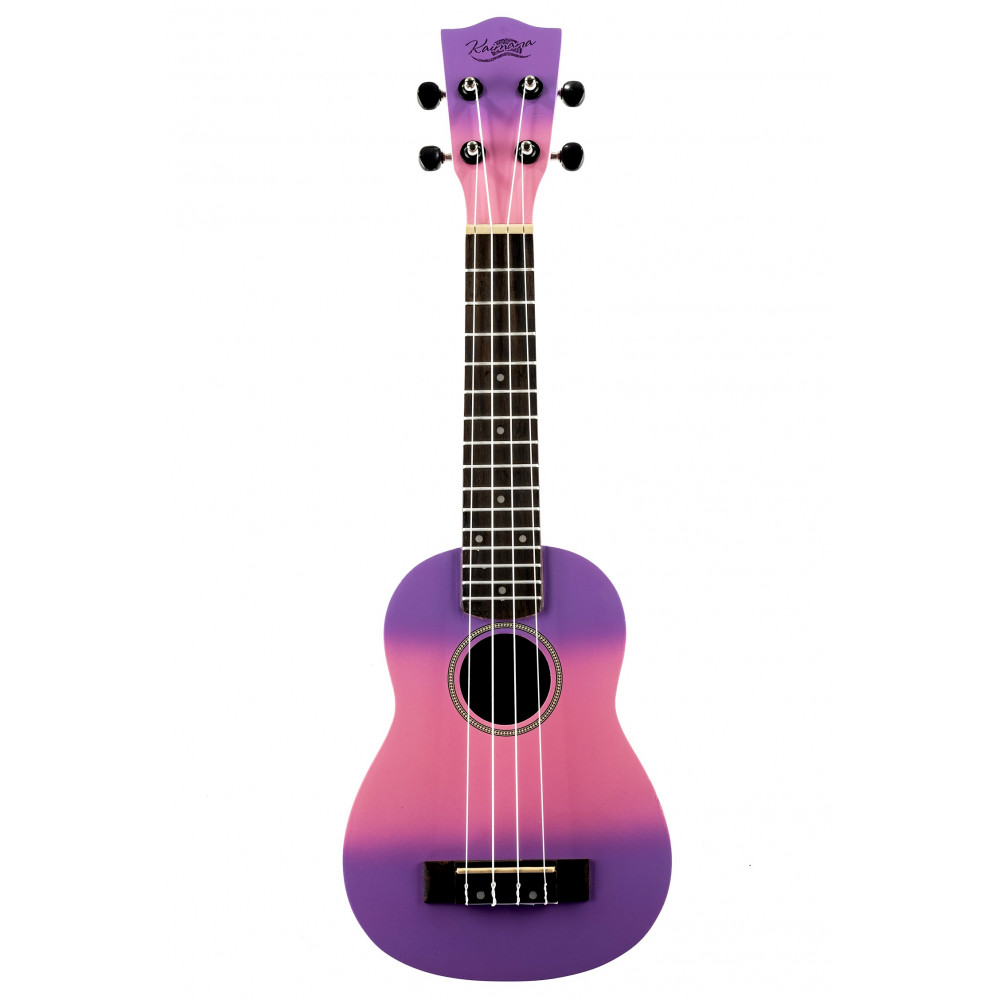 Kaimana UK-21 PKP Укулеле сопрано, цвет розово-фиолетовый