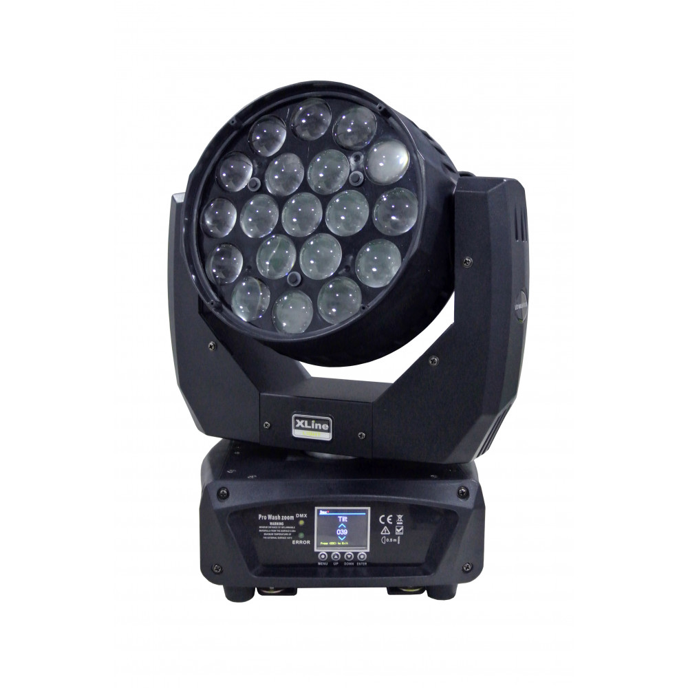 XLINE Light LED WASH 1912 ZR Световой прибор полного вращения. 19 RGBW светодиодов мощностью 12 Вт