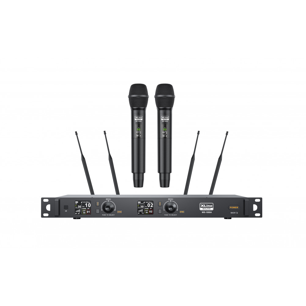 XLINE WS-1000A Радиосистема двухканальная с двумя ручными передатчиками