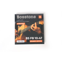 Струны для акустической гитары фосфор бронза калибр Bosstone Clear Tone BS FB10-47, 0.010-0.047