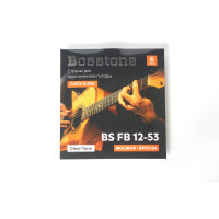 Струны для акустической гитары фосфор бронза калибр Bosstone Clear Tone BS FB12-53, 0.012-0.053