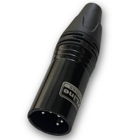 Разъем XLINE Cables RCON XLR5M 16, XLR ПАПА кабельный никель 5pin Цвет: черный