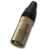 Разъем XLINE Cables RCON XLR5M 18, XLR ПАПА кабельный никель 5pin Цвет: хром