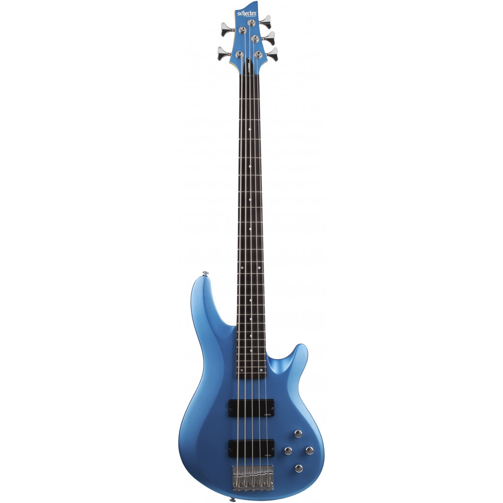 Schecter C-5 DELUXE SMLB Гитара бас, 5 струн, цвет Satin Light Blue