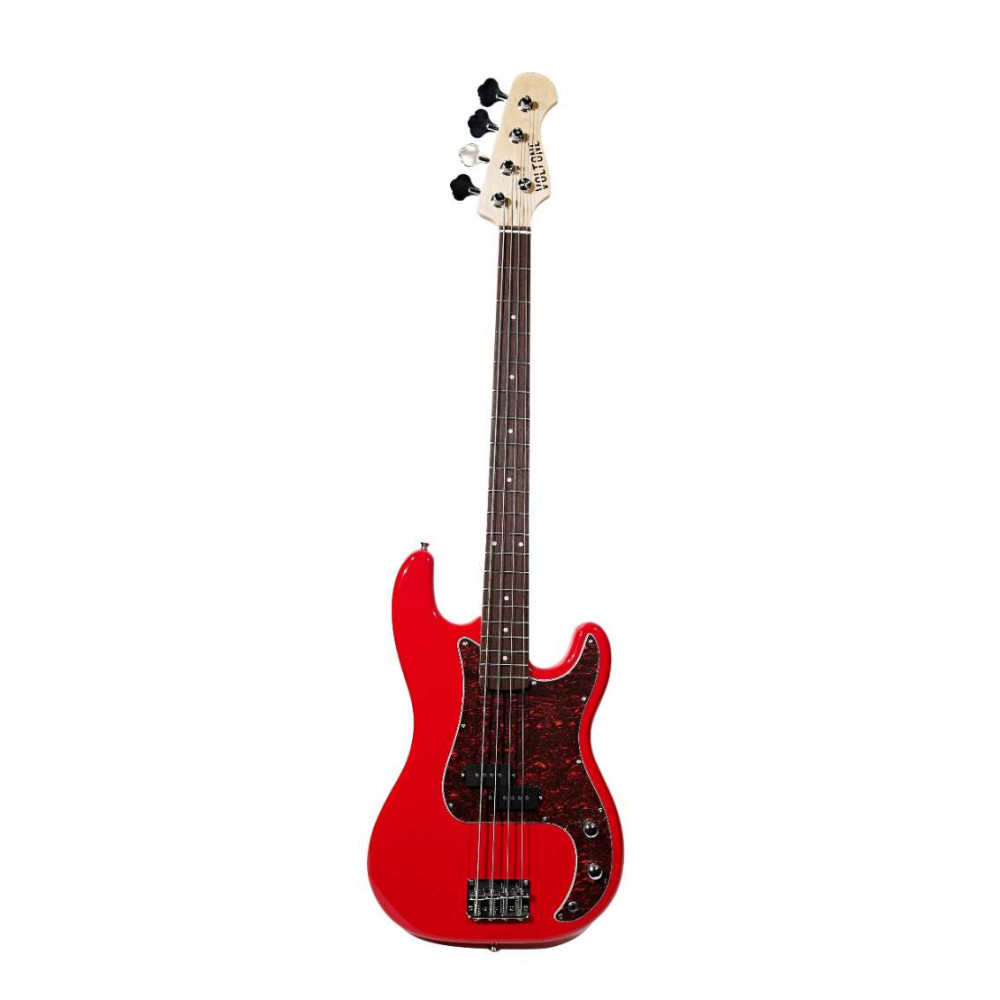 Voltone BB-04 Red Бас гитара электрическая, количество струн 4