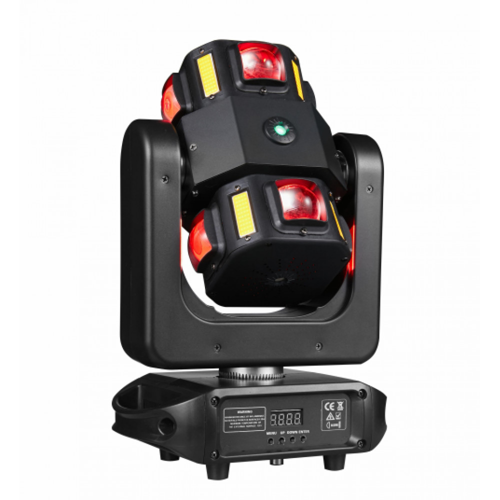 XLINE Light LED Wind Fire Дискотечный световой прибор с горизонтальным и вертикальным вращением