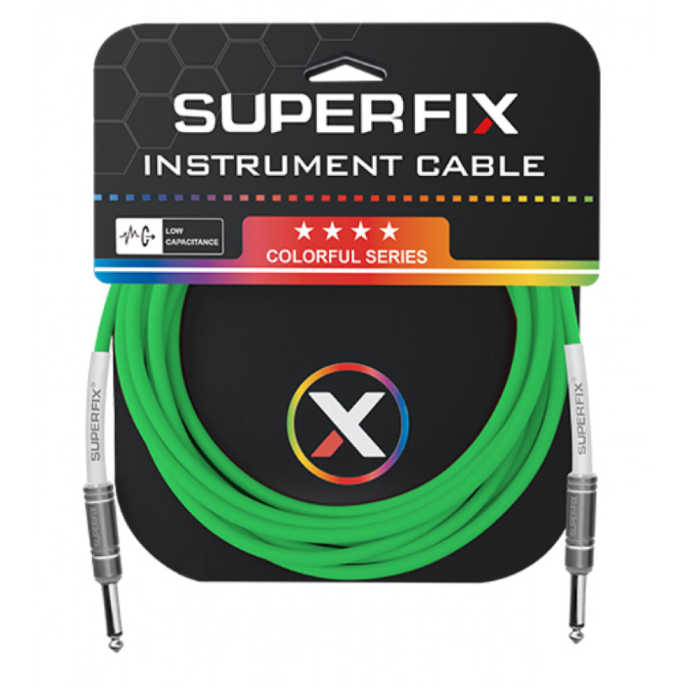 SuperFix XIC4113GRN-4.5 Кабель инструментальный цвет зеленый