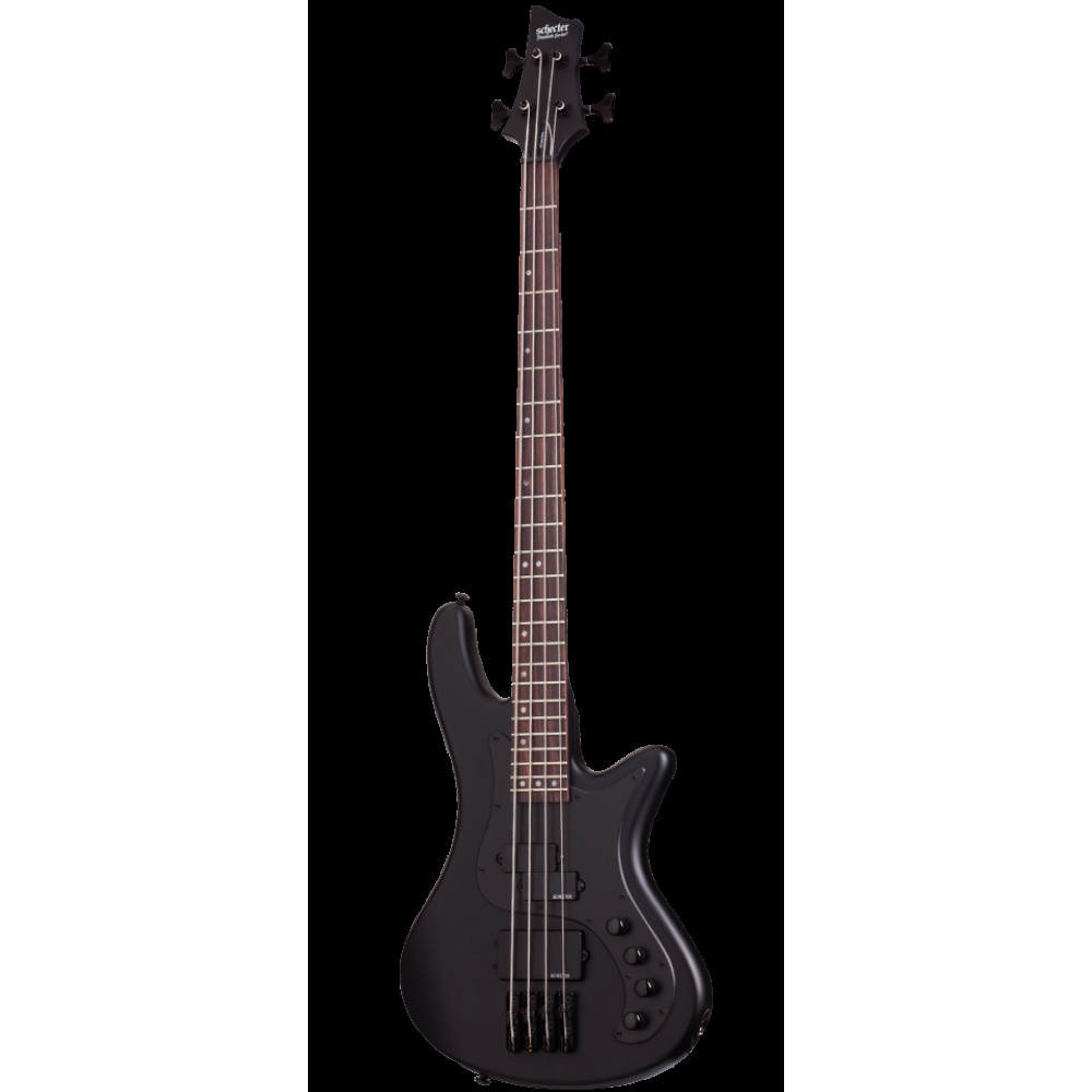 Schecter STILETTO STEALTH-4 SBK Бас гитара четырехструнная