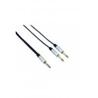 Кабель готовый Bespeco RCY150, серии "EAGLE", JACKstereo 6.3мм (SS60)- 2 x JACKmono 6.3мм (S60), 1.5