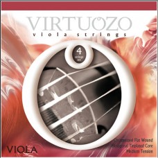 VIRTUOZO 00345 VIOLA НАБОР 4 СТРУНЫ для Альта, Хромсталь плосковитые, ADGС, опт 5 наб