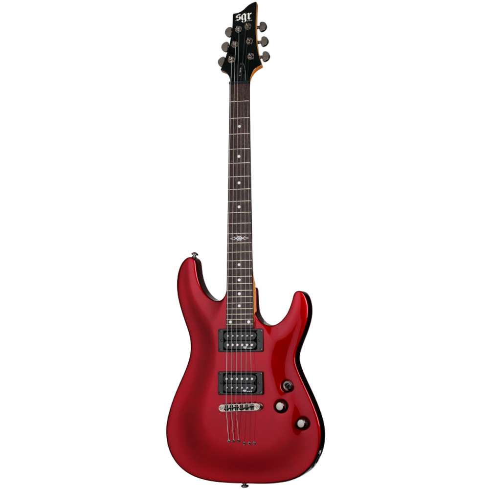 Schecter SGR C-1 MRED Гитара электрическая, 6 струн, чехол в комплекте