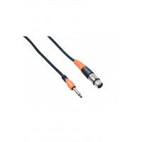 Кабель готовый микрофонный серии Bespeco SLSF900, "SILOS", JACK stereo - XLR3F, длина 9м