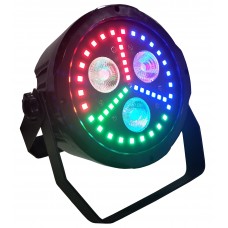 XLINE Light DISCO PAR S45 Светодиодный прибор. Источник света: 3х18 Вт RGBWAV + 45x0.5 Вт светодиод