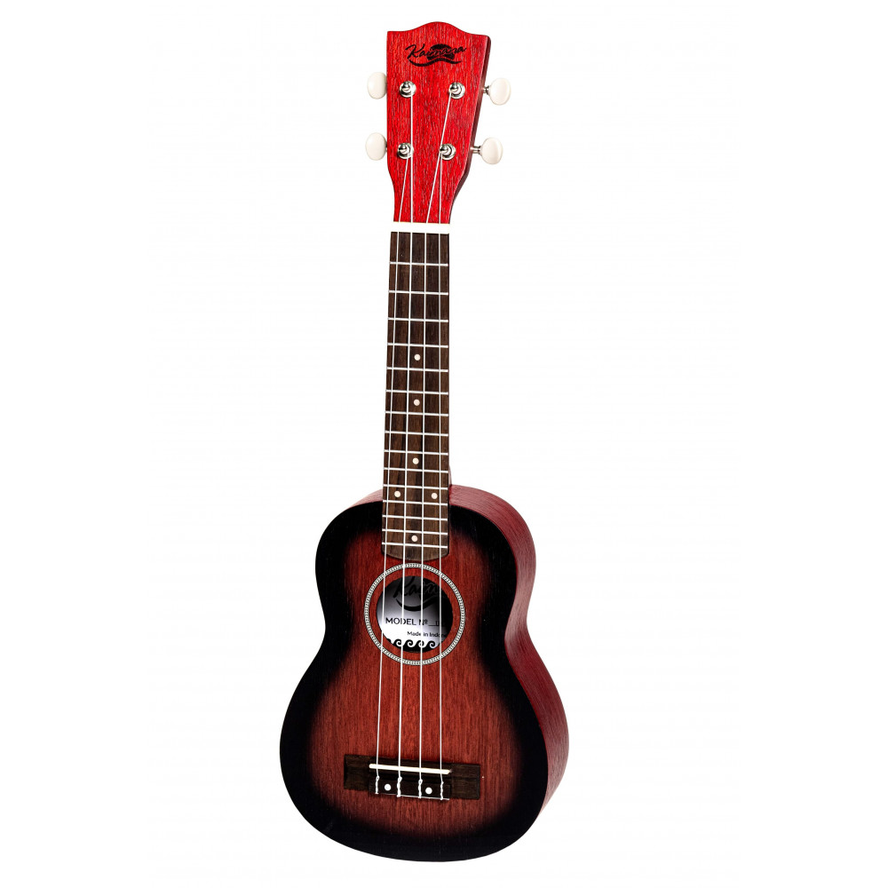 Kaimana UK-21 RDS Укулеле сопрано, цвет красный санбёрст